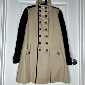 Trench Women Beige and Black. Size XS